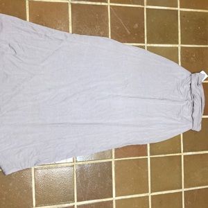 Nude color maxi skirt from Charlotte Russe